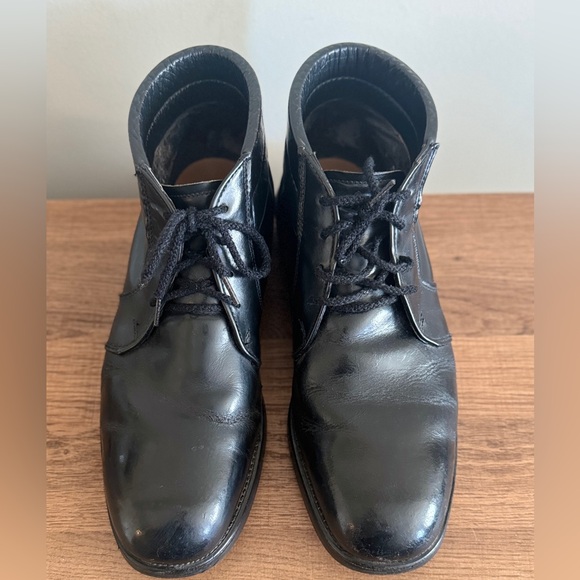 Vintage 1960’s Mason Chippewa Black Leather Steel Toe Boots Men’s Size 9 D - Picture 3 of 8